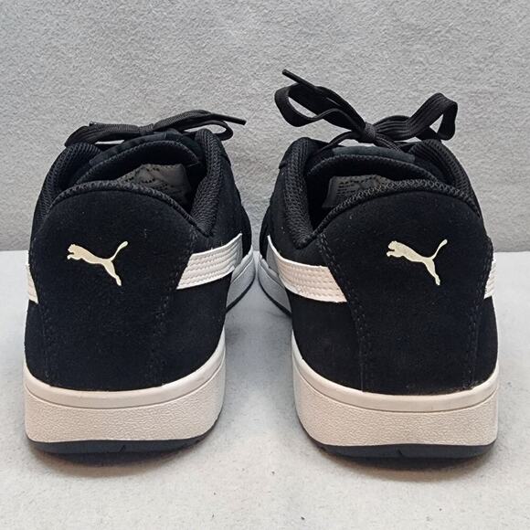Puma Iconic Men's Low Comp Safety Toe Work Sneaker, Size 8.5 M, Black Suede - Picture 5 of 8